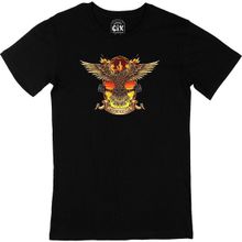 Cix Motorcycle Club Baskılı Siyah Unisex T-shirt