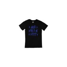 Cix Music Makes Me Happy Baskılı Siyah Unisex T-shirt