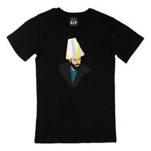 Cix Osmanlı Veziri Baskılı Siyah Unisex T-shirt