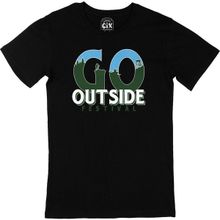 Cix Outside Festival Baskılı Siyah Unisex T-shirt