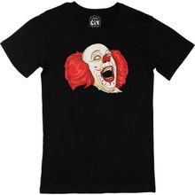 Cix Palyaço Clown Baskılı Siyah Unisex T-shirt