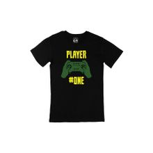 Cix Pembe Player One Baskılı Siyah Erkek T-shirt