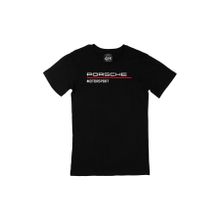 Cix Porsche Motorsport Baskılı Siyah Erkek T-shirt