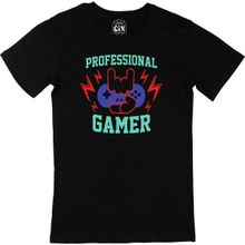 Cix Professional Gamer Baskılı Siyah Erkek T-shirt