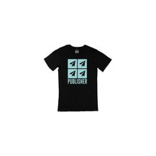 Cix Publisher Baskılı Siyah Erkek T-shirt