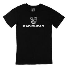 Cix Radiohead Logolu Baskılı Siyah Erkek T-shirt