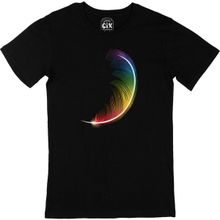 Cix Renkli Kuş Tüyü Siyah Erkek T-shirt