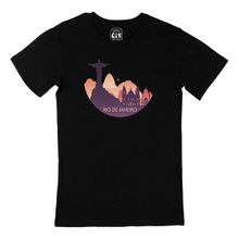 Cix Rio de Janeiro Baskılı Siyah Erkek T-shirt