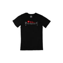 Cix Seni Seviyorum Çizim SBaskılı Siyah Erkek T-shirt