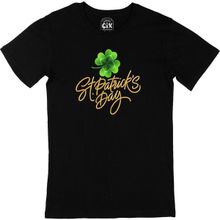 Cix St Patricks Day Siyah Erkek T-shirt
