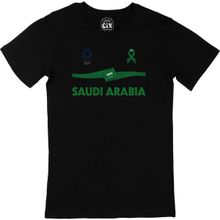 Cix Suudi Arabistan Tokyo 2020 Olimpiyatları Siyah Erkek T-shirt