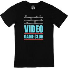 Cix Turkuaz Video Game Club Siyah Erkek T-shirt