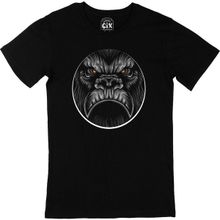 Cix Yuvarlak Kızgın Maymun Siyah T-shirt