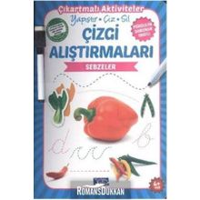 Çizgi Alıştırmaları - Sebzeler - Parıltı