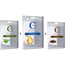 Claderm Aloe Vera-Coffee-Collagen 3x20 ml Kil Maskesi