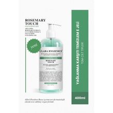 Clara 400 ml Hygienics Rosemary Touch Cilt Tonu Eşitleyici Ölü Hücre Temizleyici Vegan Yüz ve Vücut Temizleme Jeli