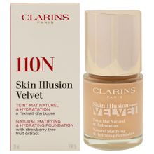 Clarins Skin Illusion Velvet 110N 30 ml Matlaştırıcı Fondöten