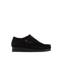 Clarks 26155522 Süet Siyah Kadın Düz Ayakkabı
