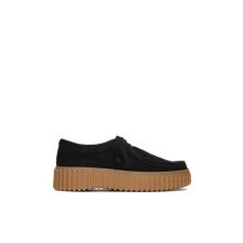 Clarks 26172044 Süet Siyah Kadın Düz Ayakkabı