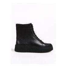 Clarks 26173870 Deri Siyah Kadın Bot