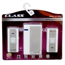 Class BJ-9644 Çift Kumandalı 36 Melodili Kablosuz Kapı Zili