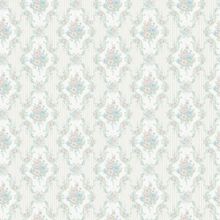 Classic 335-B Retro Damask Desenli Duvar Kağıdı