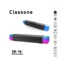 Classone SB-16 RGB Işık Bluetooth Soundbar Hoparlör