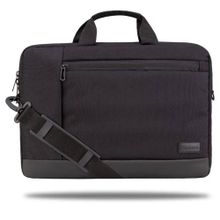 Classone TL5000 Workout 15.6 Su Geçirmez Kumaş Macbook Mac Air Notebook Laptop Siyah El Çantası
