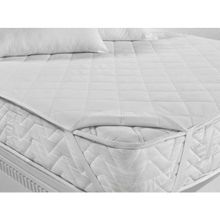 Classy Çift Kişilik Sıvı Geçirmez Kapitoneli Alez 160X200 - 160 x 200 cm - Beyaz