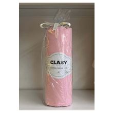 Clasy Minel Çift Kişilik Lastikli Çarşaf 180X200 Pembe
