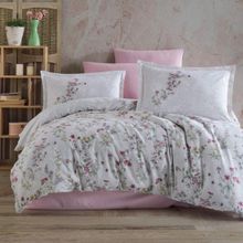 Clasy Novara V1 Pembe Ranforce Çift Kişilik 200x220 cm Nevresim Takımı