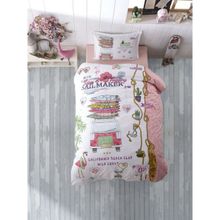 Clasy Pembe Tek Kişilik 160 x 220 cm Nevresim Takımı