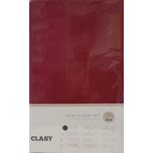 Clasy V3 Lastikli Bordo Tek Kişilik Çarşaf Seti