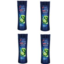 Clear Limon Özlü Maksimum Ferahlık 4x350 ml Şampuan
