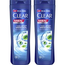 Clear Men Cool Sport Menthol 2x325 ml Şampuan