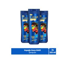 Clear Men Kepeğe Karşı Etkili Şampuan 3x325 ml Legend By Cr7 Cristiano Ronaldo Şampuan
