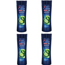 Clear Men Maksimum Ferahlık 4x350 ml Şampuan
