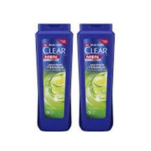 Clear Men Şampuan 2x485ml Yağlı Saç Derisi Için Maksimum Ferahlık Kepeğe Karşı Etkili Şampuan