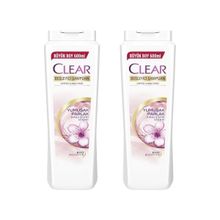 Clear Yumuşak ve Parlak Kiraz Çiçeği Kadın 2x600 ml Şampuan