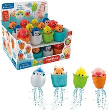 Clementoni 17655 Baby Saklanan bebek oyuncak 6 ay Su Arkadaşları Banyo Oyuncağı