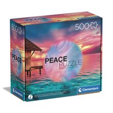 Clementoni 35120 500 Parça Peace Living The Present Puzzle