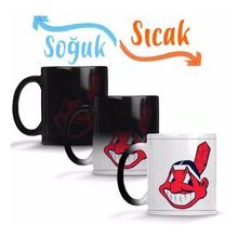 Cleveland Indians Sihirli Porselen Kupa