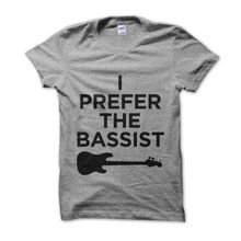 Clique Clothing I Prefer The Bassist Gri Erkek T-shirt