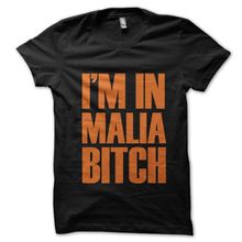 Clique Clothing Im in Malia Bitch Siyah Erkek T-shirt