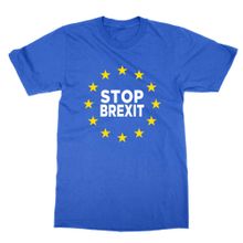 Clique Clothing Stop Brexit Mavi Erkek T-Shirt