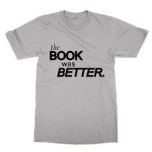 Clique Clothing The Book Was Better Gri Erkek T-shirt