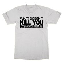 Clique Clothing What Doesn't Kill You Disappoints Me Siyah Erkek T-shirt