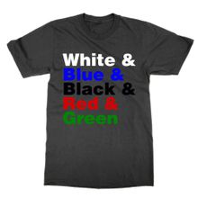 Cliquewear Beyaz & Mavi & Siyah & Kırmızı & Yeşil (Çok Renkli) Erkek T-shirt