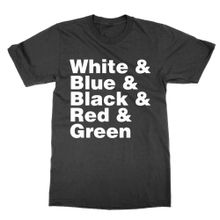 Cliquewear Beyaz & Mavi & Siyah & Kırmızı & Yeşil Siyah Erkek T-shirt