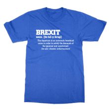 Cliquewear Brexit Definition Mavi Erkek T-shirt
